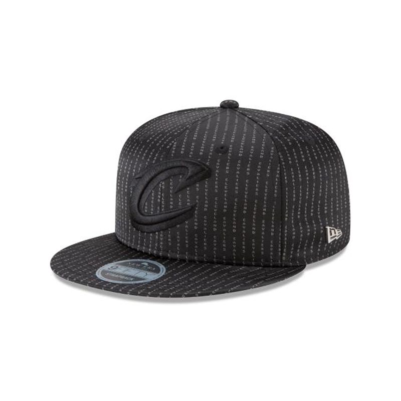 NBA Cleveland Cavaliers Suited Team 9Fifty Strapback (CPH6595) - Black New Era Caps